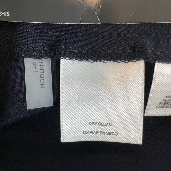 Nine West Women’s Dress Pants Size 6 Navy Blue The Modern Stretch  Zipper NWT - Picture 13 of 14